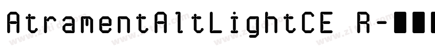 AtramentAltLightCE R字体转换 AtramentAltLightCE R字体转换